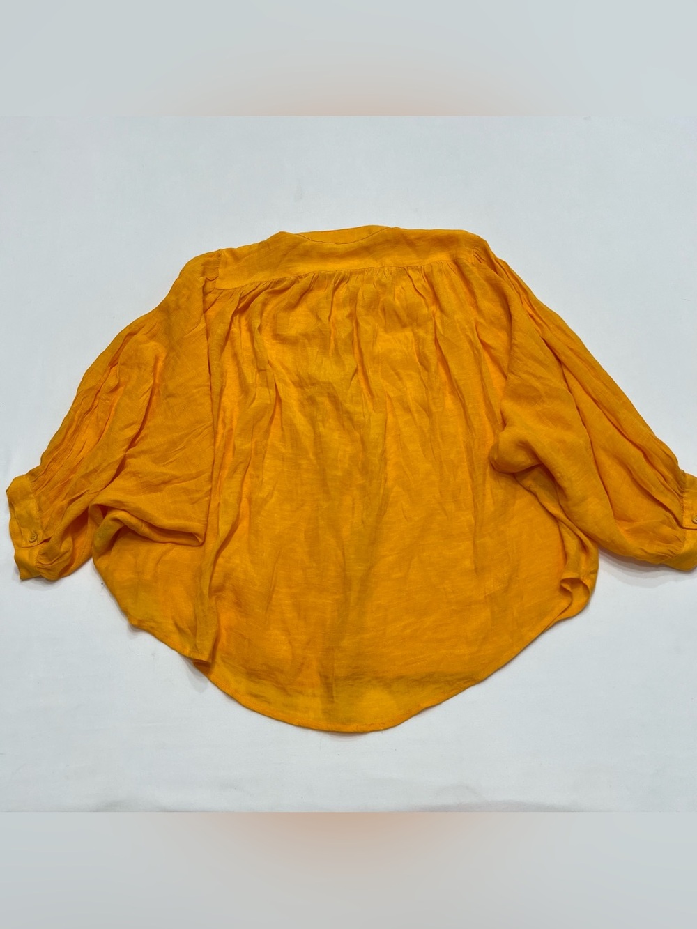 Anthropologie Maeve Bryan Batwing Gauze Blouse Sz Med Oversized Lightweight - Picture 2 of 7